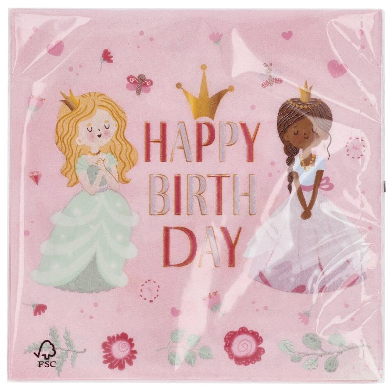 Servietten Prinzessin bunt