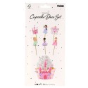 Cupcake Topper & Wrapper Prinzessin