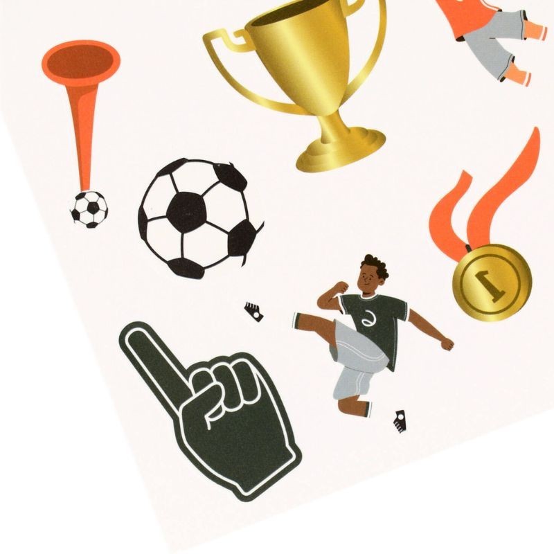Kindertattoo Set Fussball