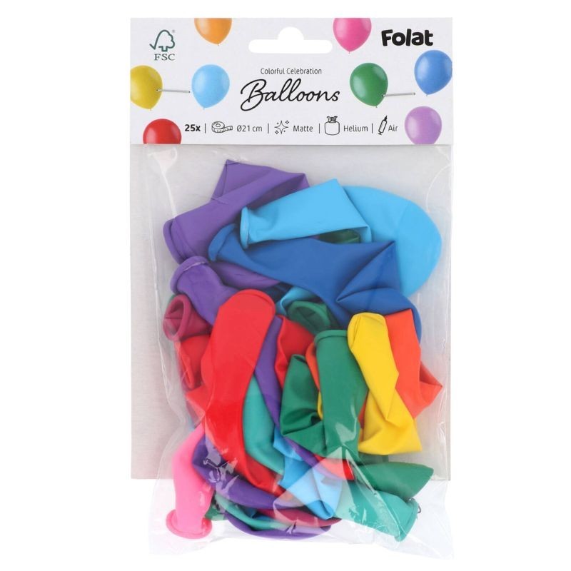 Luftballon 25er Set bunt