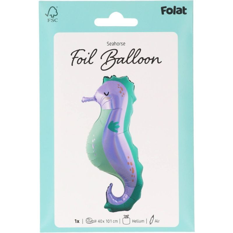 Folienballon Seepferdchen