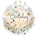 Ballon Happy Birthday Blumenwiese