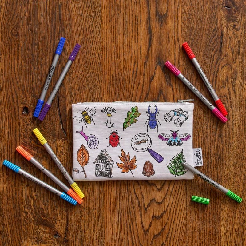Etui Waldtiere eat sleep doodle