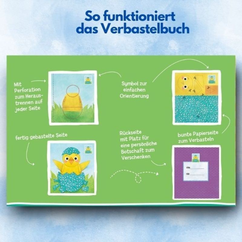 Verbastelbuch Frohe Ostern