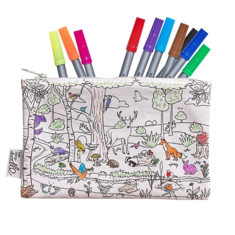 Etui Waldtiere eat sleep doodle
