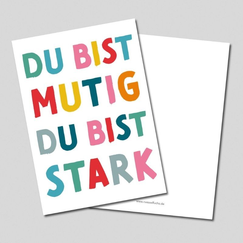 Mutmacher Kartenset Ermutigende Postkarten