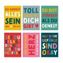 Mutmacher Kartenset bunt