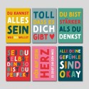 Mutmacher Kartenset bunt