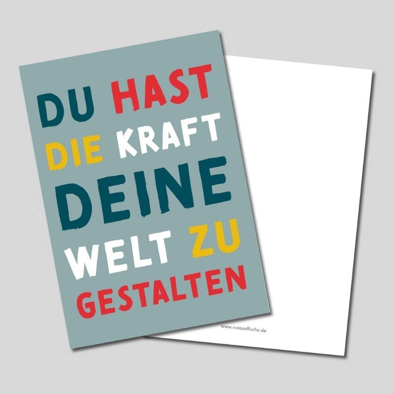 Mutmacher Kartenset bunt