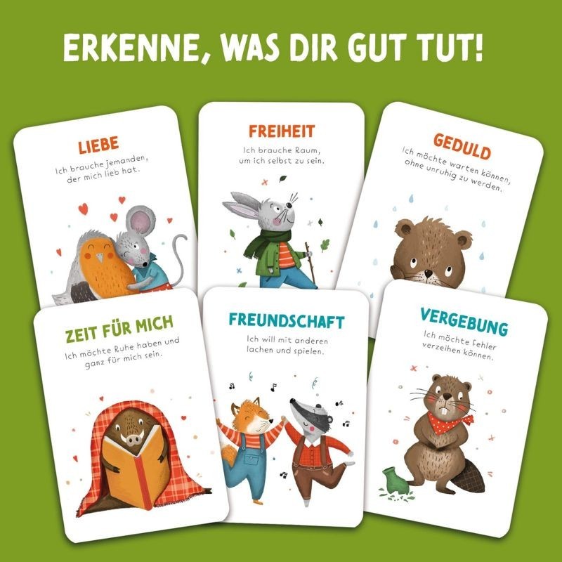 Bedürfniskarten für Kinder Starke Wünsche