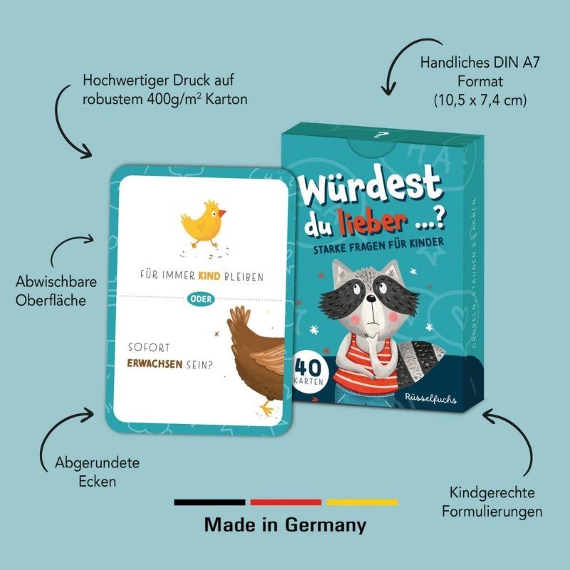 Würdest du lieber ...? Starke Fragen für Kinder