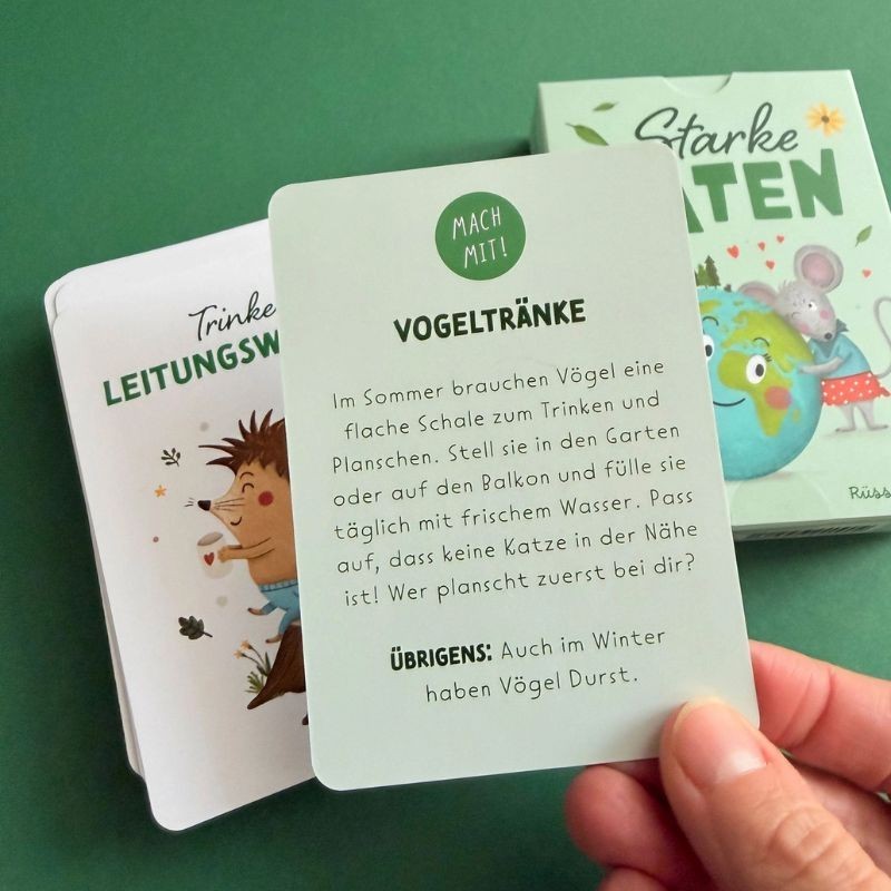 Umweltkarten Starke Taten für Kinder