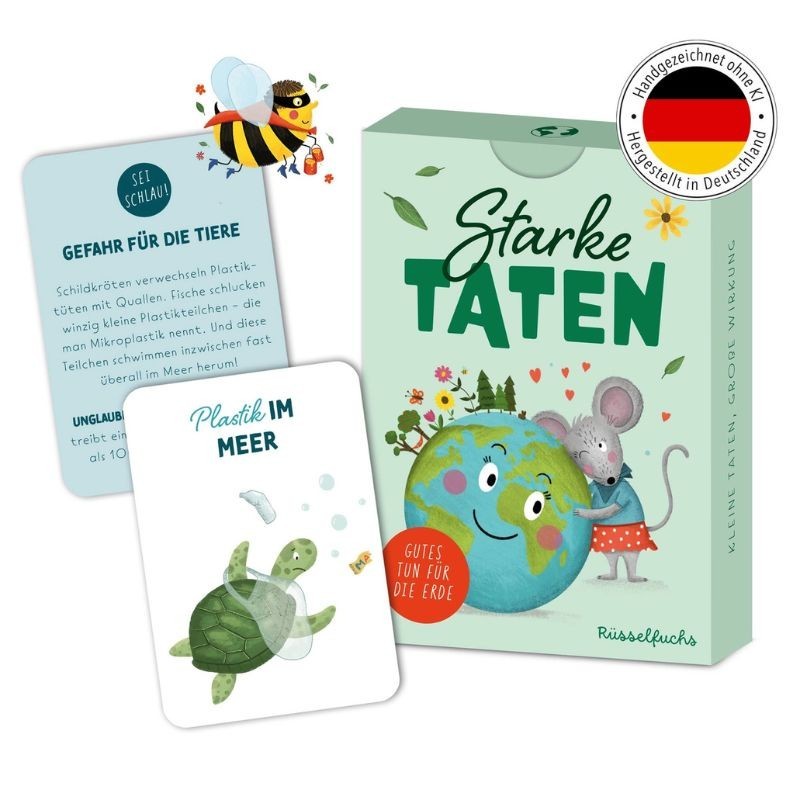 Umweltkarten Starke Taten für Kinder von Rüsselfuchs