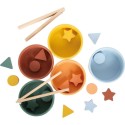 Montessori Sortierspiel mit Zange
