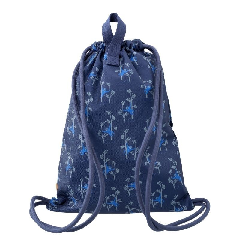 Turnbeutel Affen blau