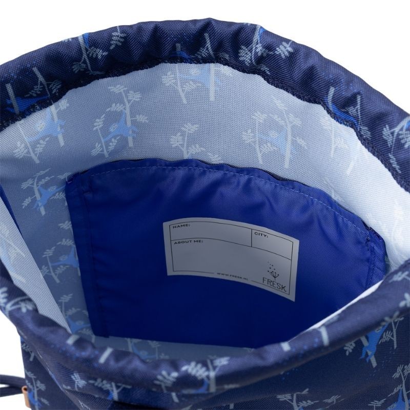 Turnbeutel Affen blau