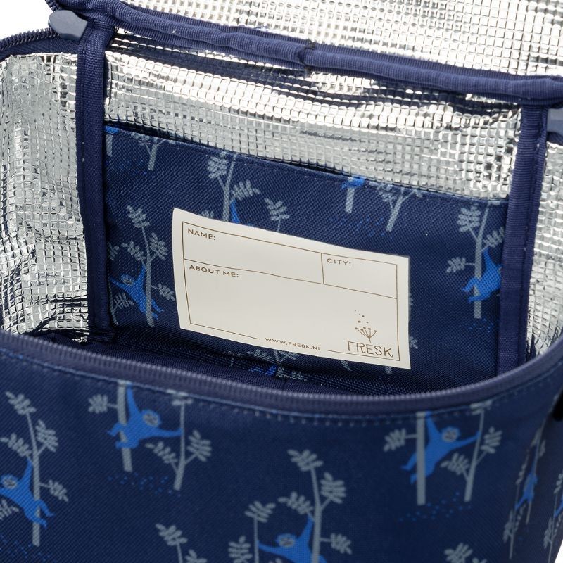 Kühltasche Affen gross blau