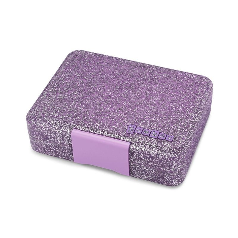 Yumbox Mini Snack Znünibox Glitzer Lila