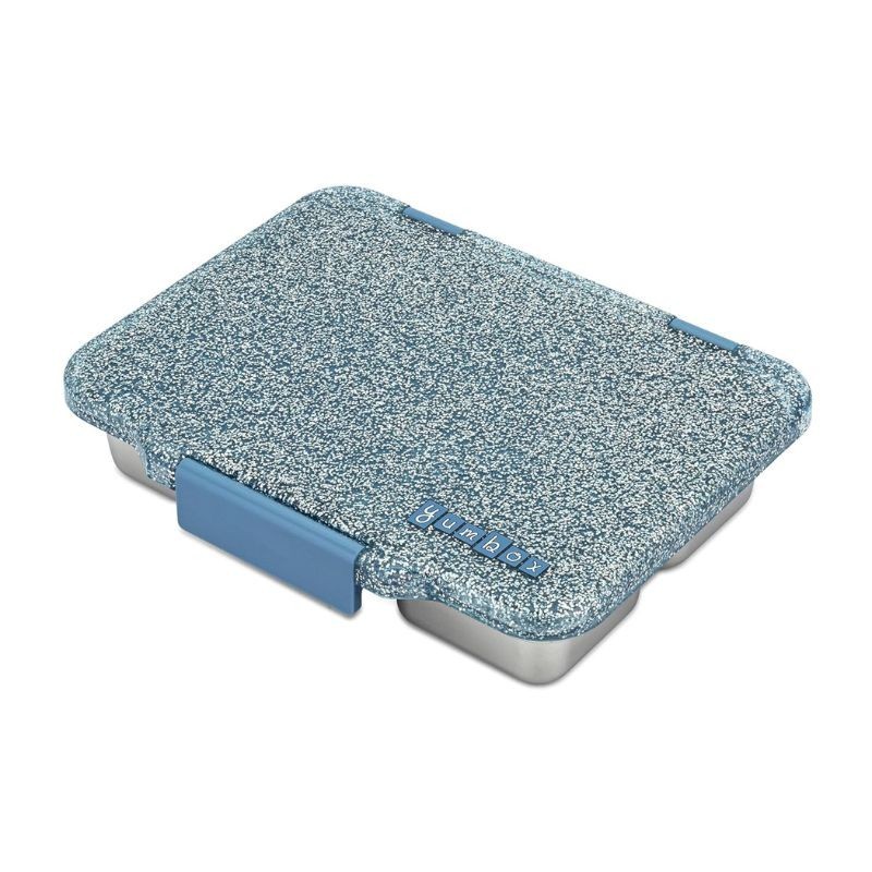 Yumbox Prêt Edelstahl Lunchbox Glitzer Blau