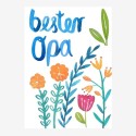 Postkarte Bester Opa