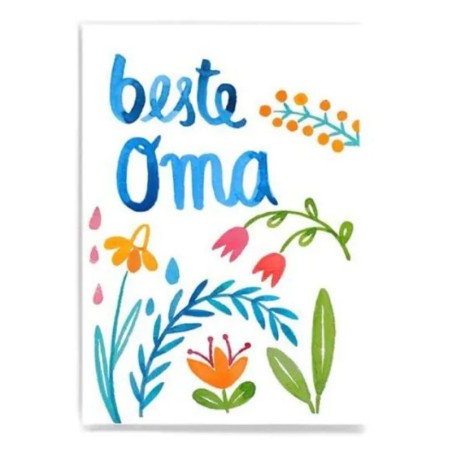 Postkarte Beste Oma