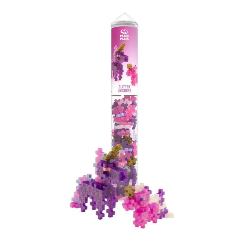 Plus-Plus Bausteine Glitzer Einhorn