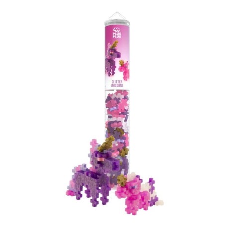 Plus-Plus Bausteine Glitzer Einhorn