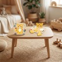 Holzpuzzle Leopard mit 5 Teilen