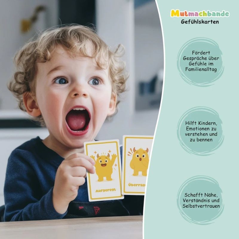 Gefühlskarten Mutmachbande für Kinder