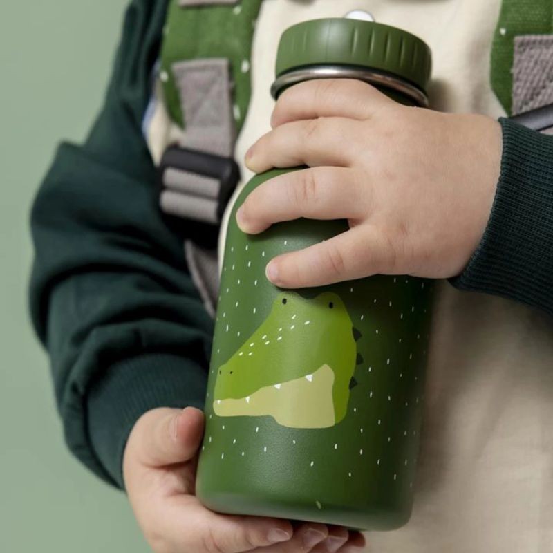 Trinkflasche Edelstahl Alligator