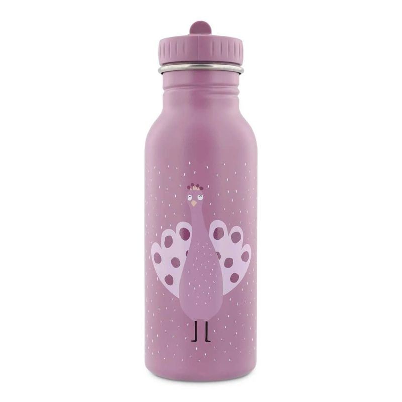 Trinkflasche Edelstahl Pfau 500ml