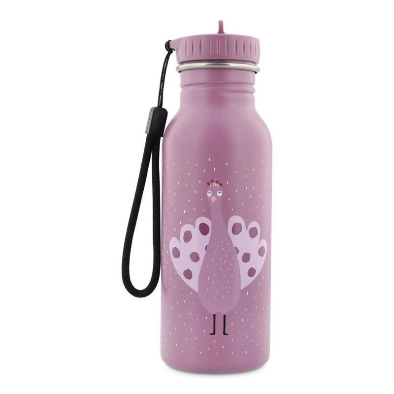 Trinkflasche Edelstahl Pfau 500ml