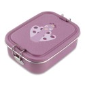 Znünibox Edelstahl Pfau lila