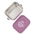 Znünibox Edelstahl Pfau lila