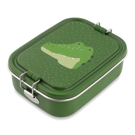 Znünibox Edelstahl Alligator grün