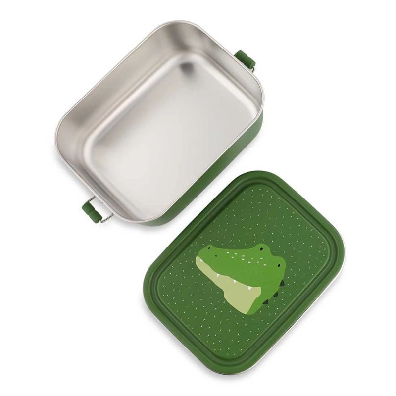 Znünibox Edelstahl Alligator grün