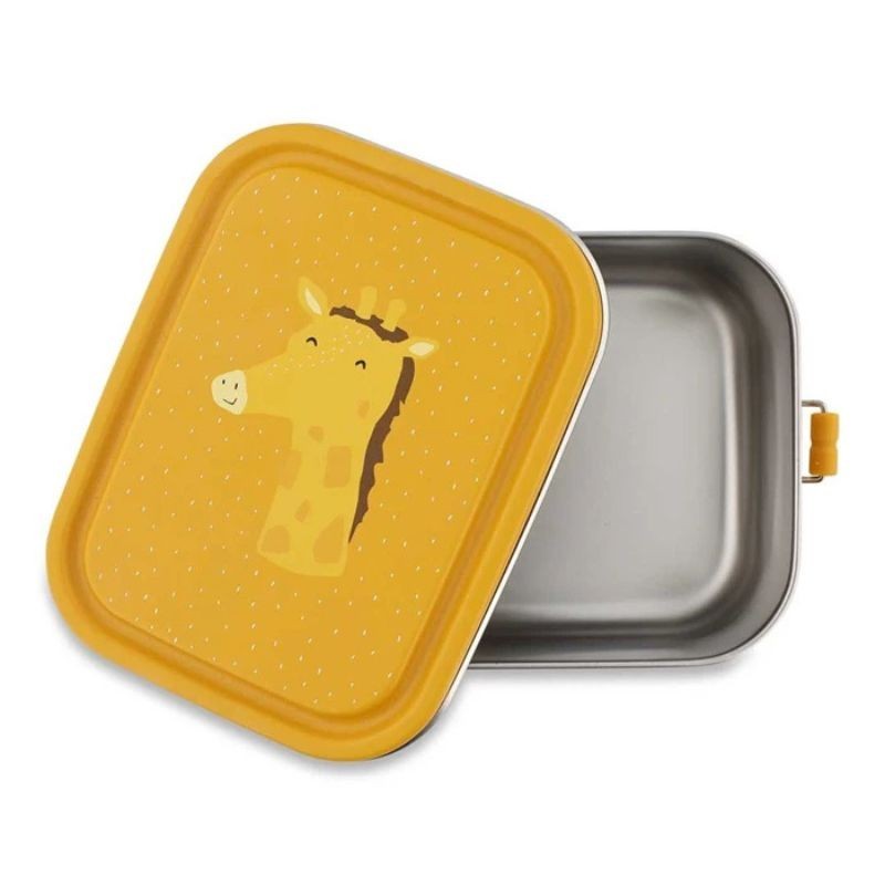 Znünibox Edelstahl Giraffe gelb