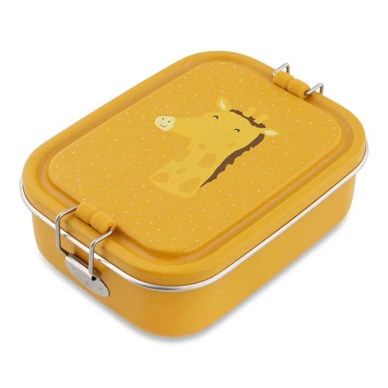Znünibox Edelstahl Giraffe gelb