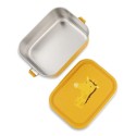 Znünibox Edelstahl Giraffe gelb