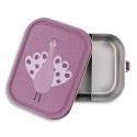 Edelstahl Lunchbox Pfau lila