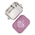 Edelstahl Lunchbox Pfau lila