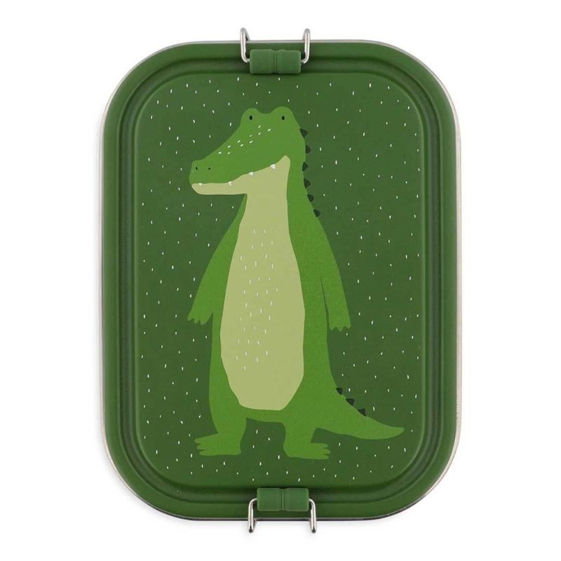 Lunchbox Edelstahl Alligator grün