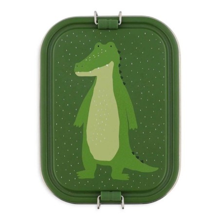 Lunchbox Edelstahl Alligator grün