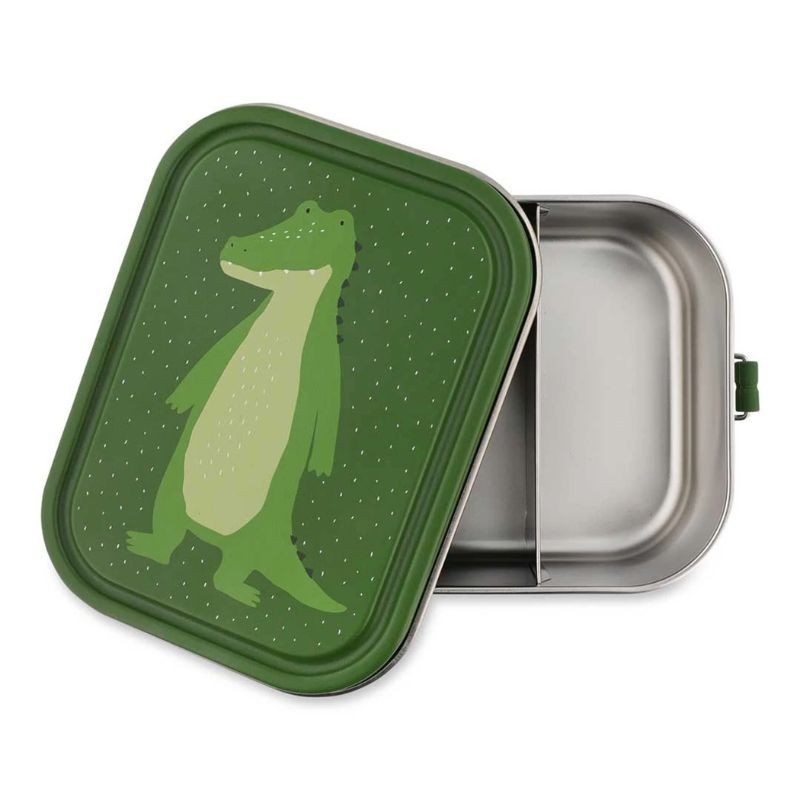 Lunchbox Edelstahl Alligator grün