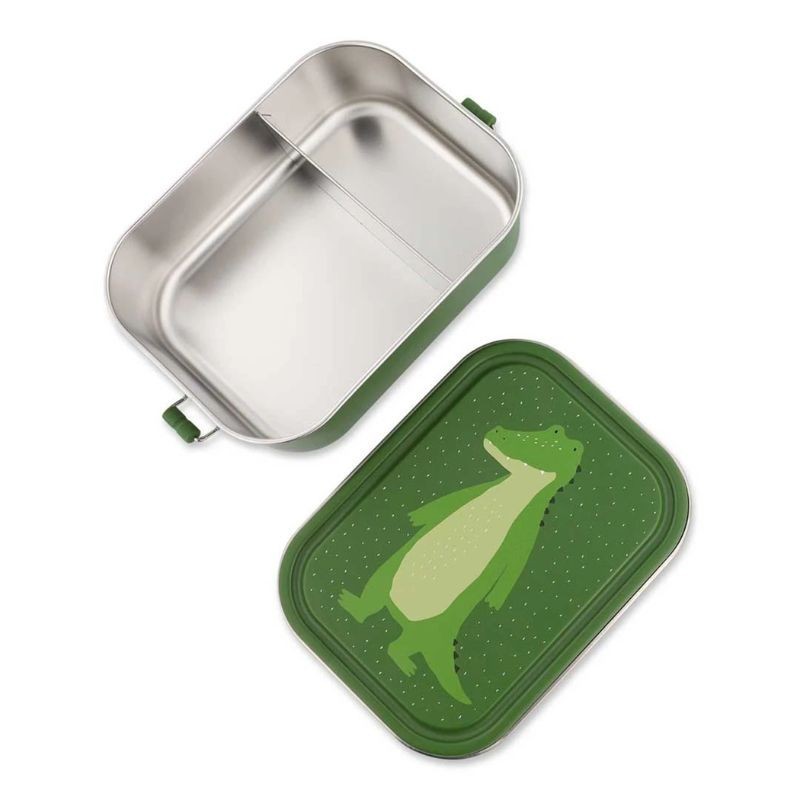 Lunchbox Edelstahl Alligator grün