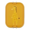 Lunchbox Edelstahl Giraffe gelb