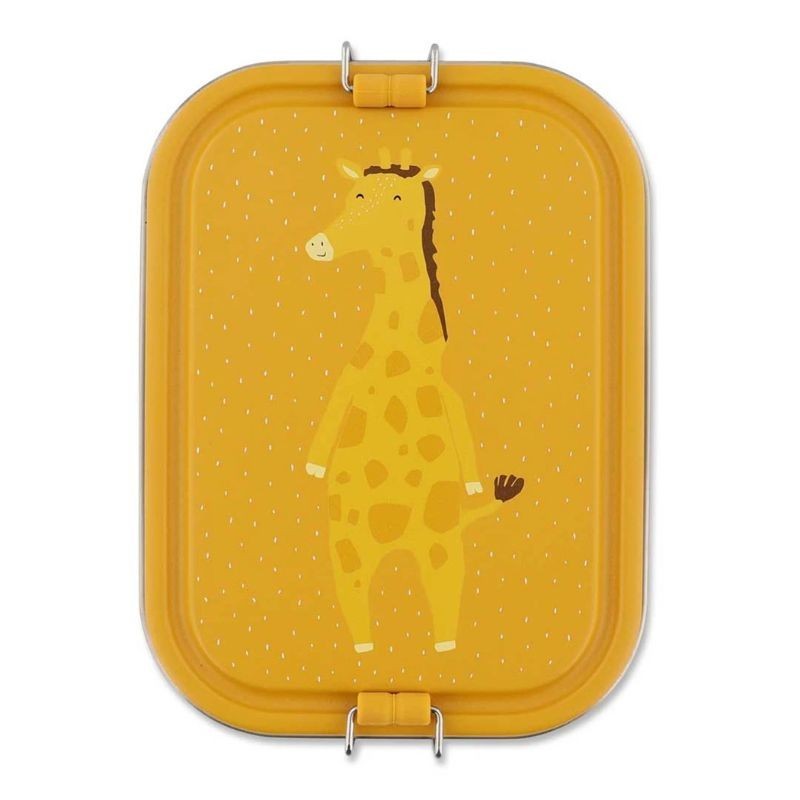 Lunchbox Edelstahl Giraffe gelb