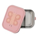 Lunchbox Edelstahl Schmetterling