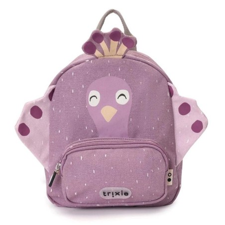 Kinderrucksack Pfau lila