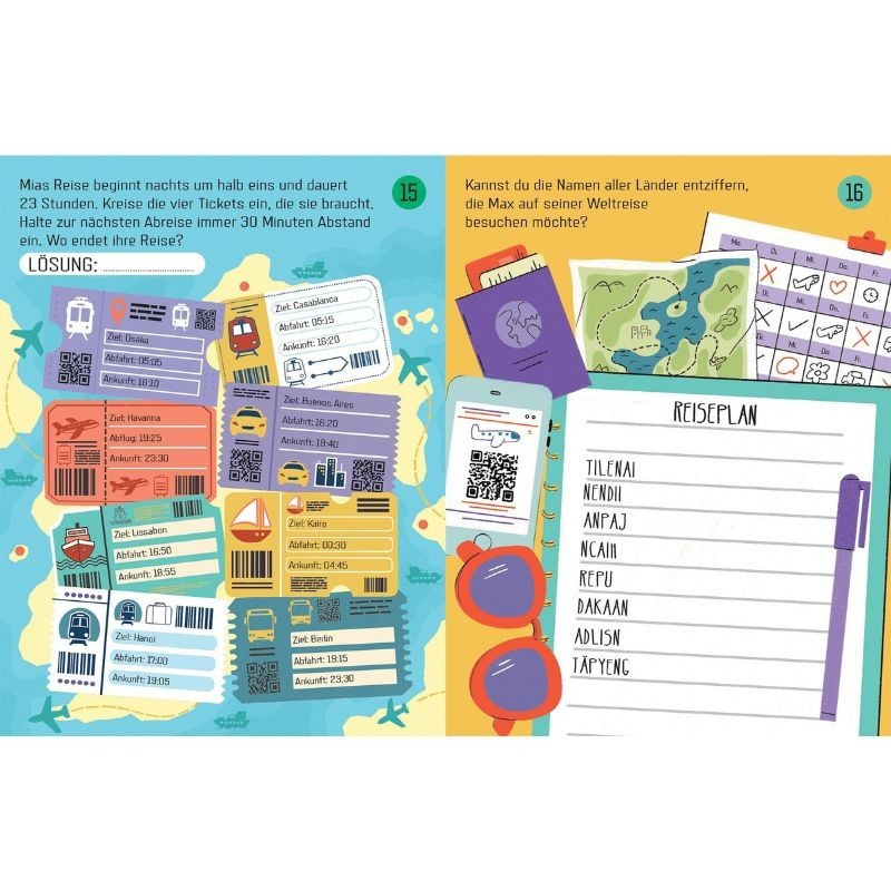 Rätsel für unterwegs Usborne minis